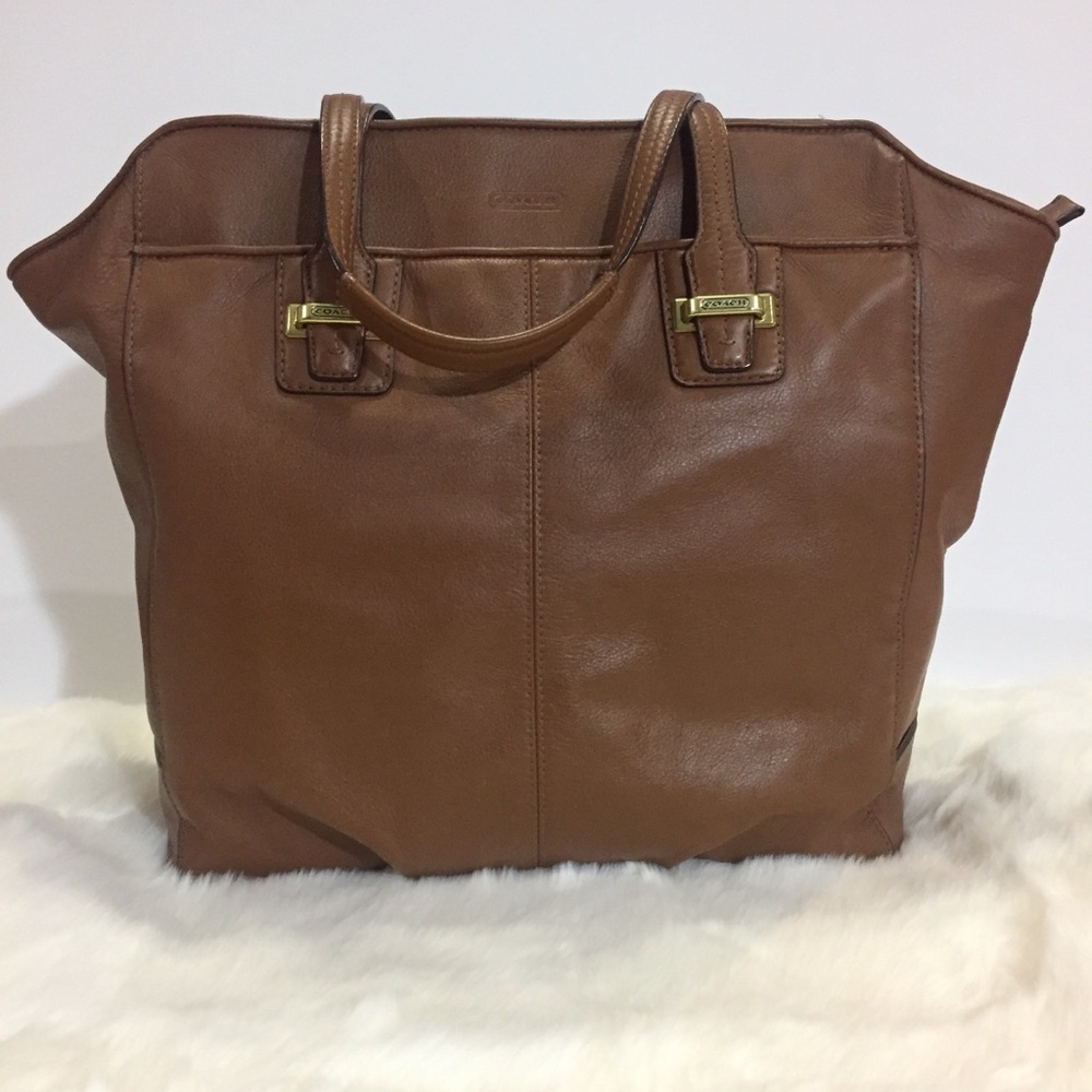 Coach Taylor Leather North South Tote